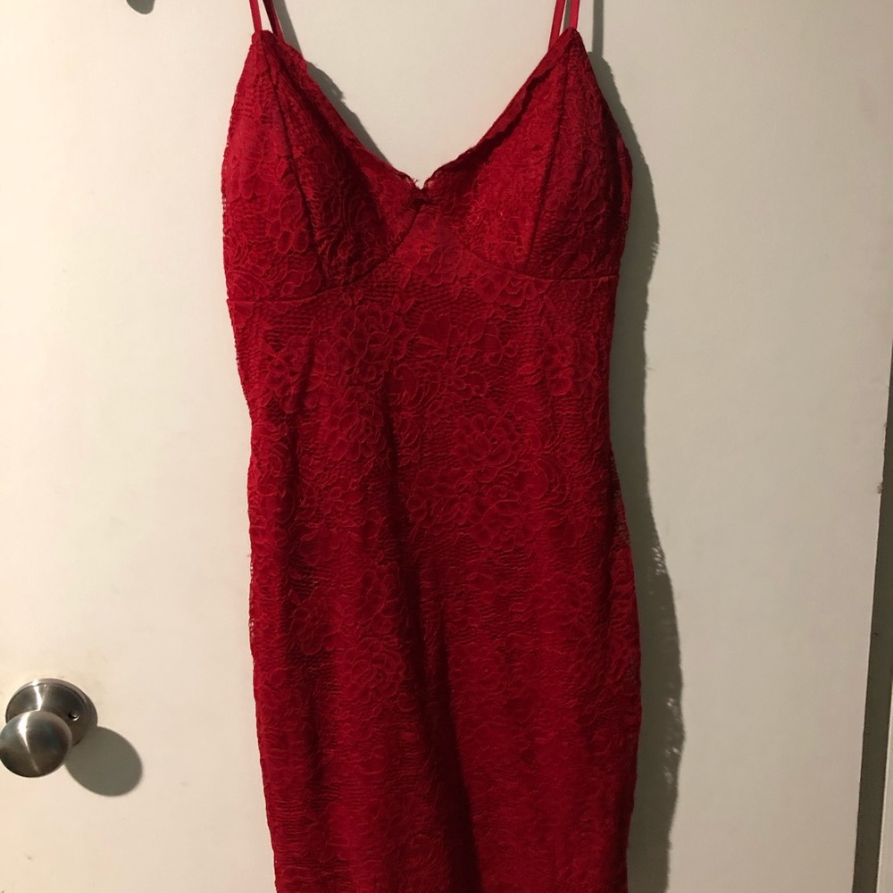 Red dress